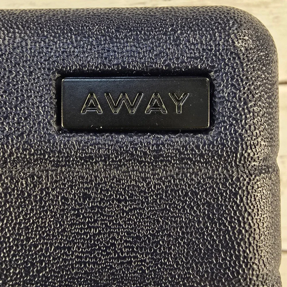 NEW Away United Airlines Amenity Kit Navy Blue Hard Shell Case Sunday Riley